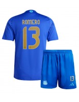 Argentiina Cristian Romero #13 Vieraspaita Lasten Copa America 2024 Lyhythihainen (+ shortsit)